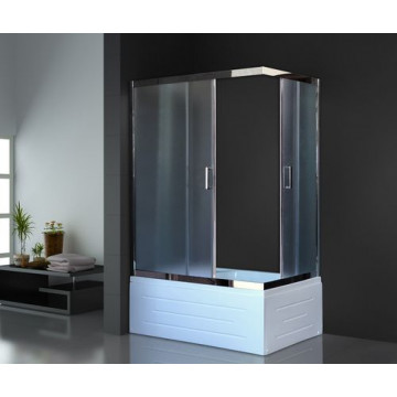 Душевой угол Royal Bath RB8120BP-T-CH L (прозрачное) левый